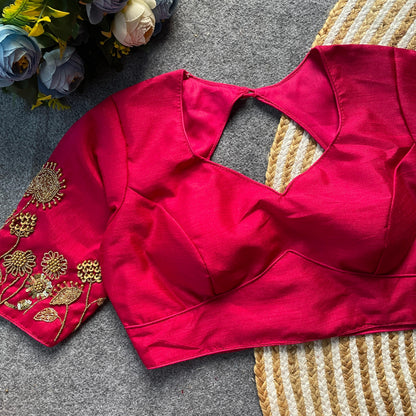 Premium Milan silk ready to wear blouse