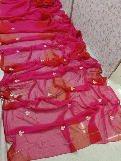 PURE SHIFFON SAREE BUDGET SAREES