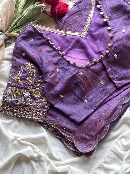 Beadspromax Saree with stitched Blouses Budget sarees