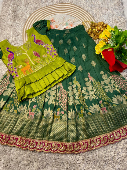 Pure Dola Silk cute kids sets