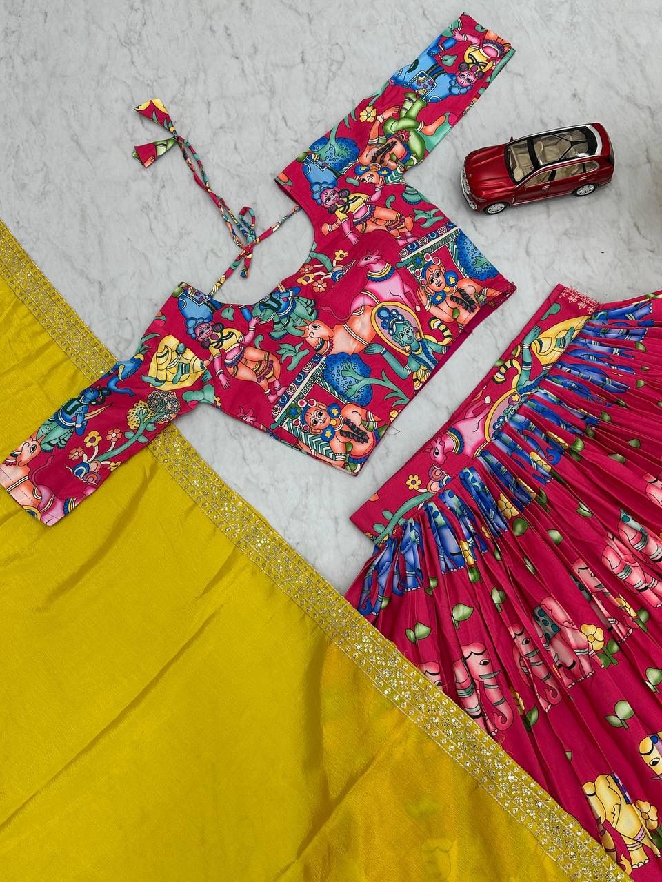 Launching Kalamkari Lehenga Choli 👗