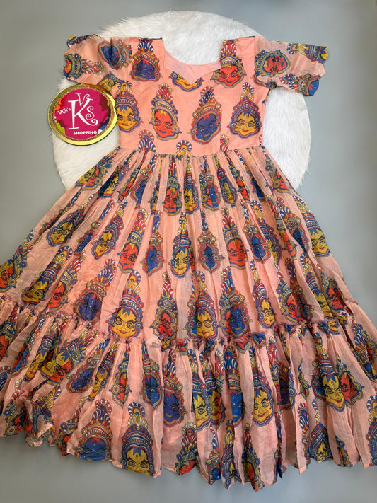 Café Kalamkari Chanderi gowns