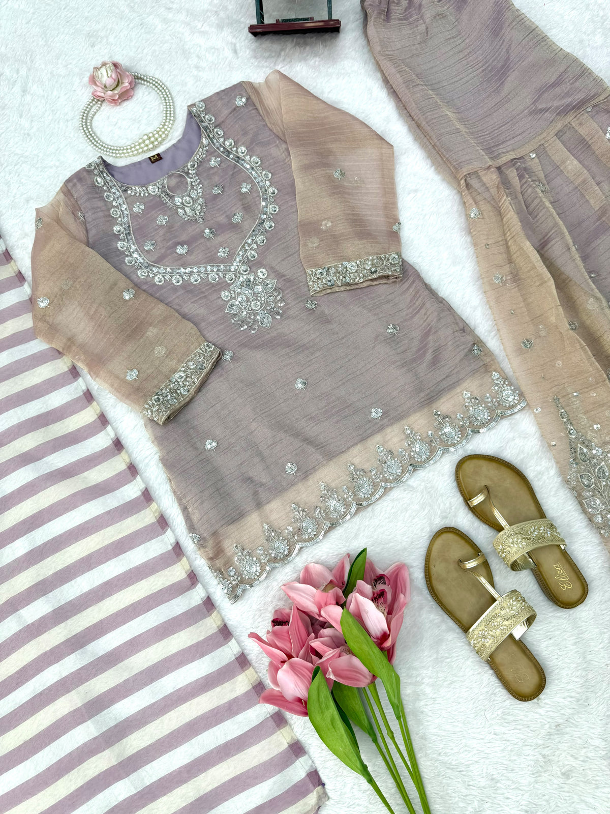 Anarkali model Sharara sets