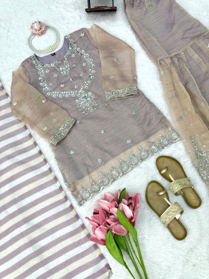 Anarkali model Sharara sets