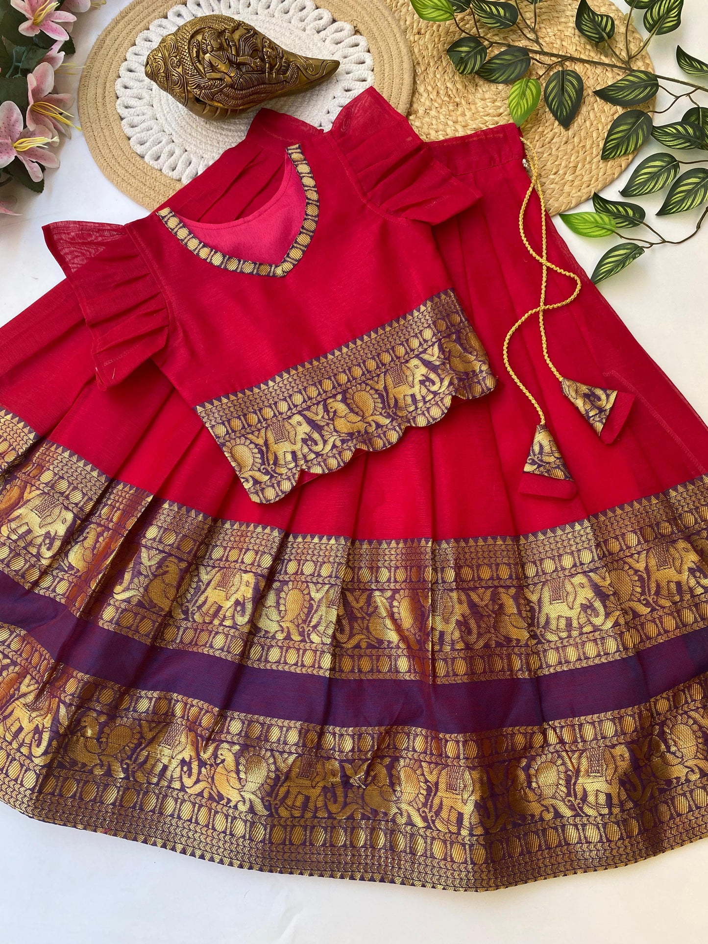 Kids festival wear special cute Narayanapet sets