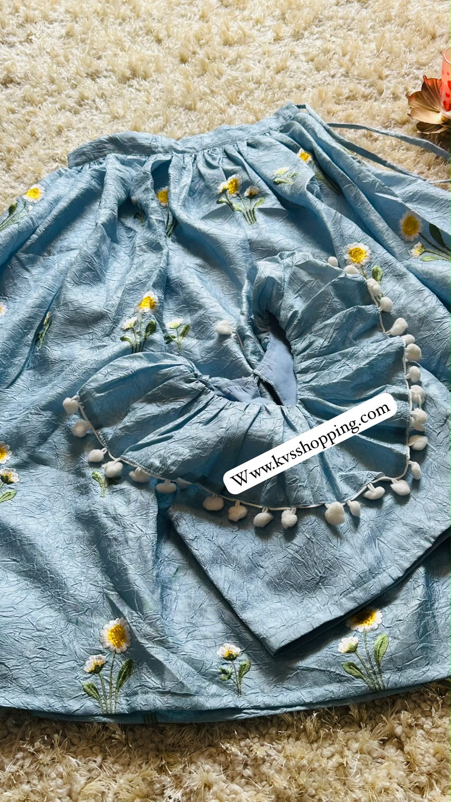 Kids cute stylish crop top set