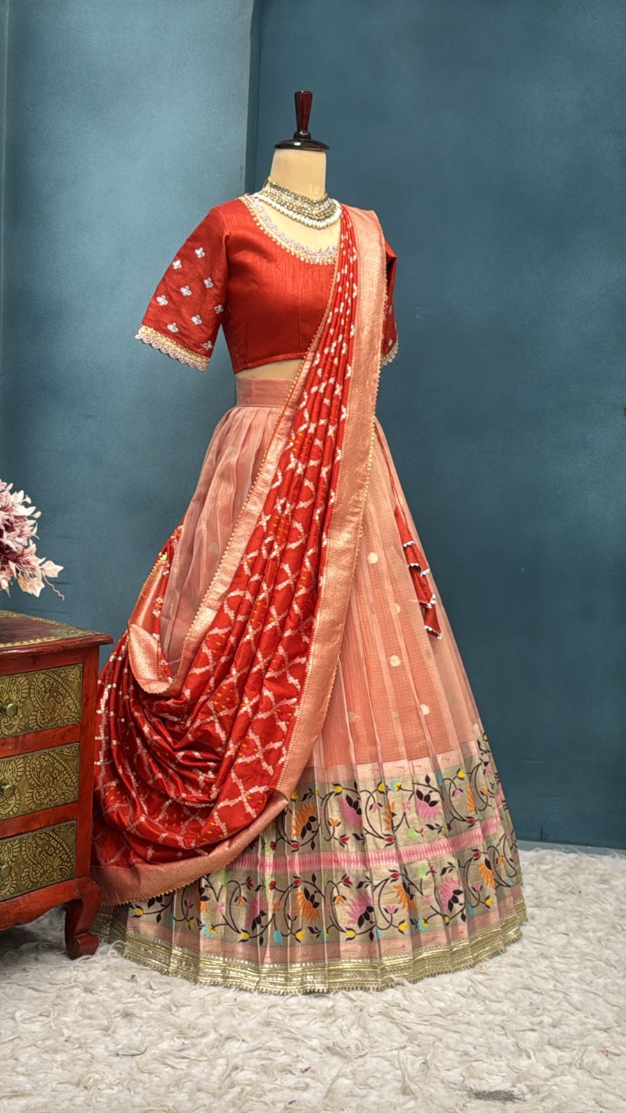 Kota Meenakari Desginer festival lehenga