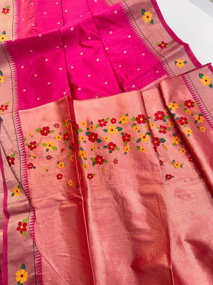 Tussar silk  Paithani Classic sarees