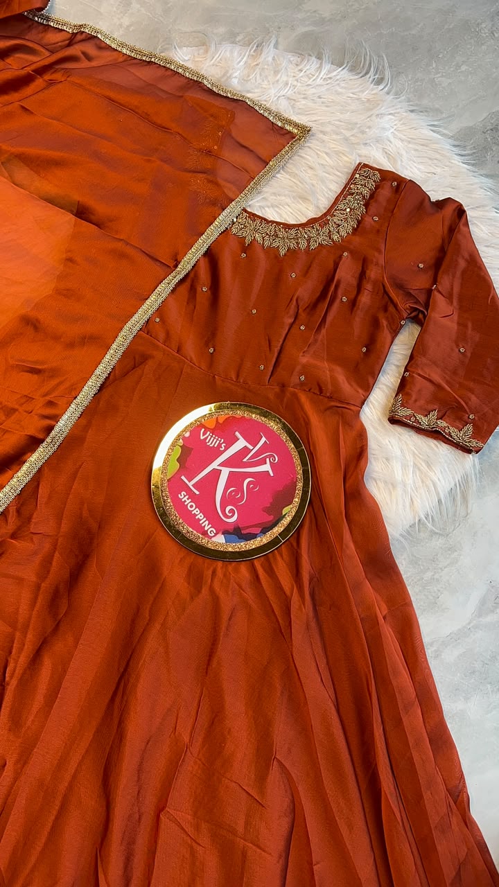 Rangoli silk festival traditional Gowns