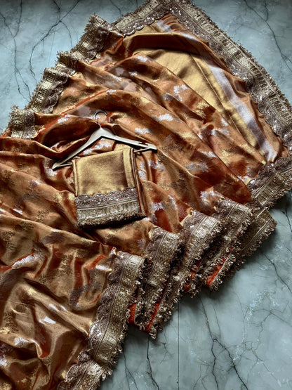 Banarasi Tissue lace luxe saree