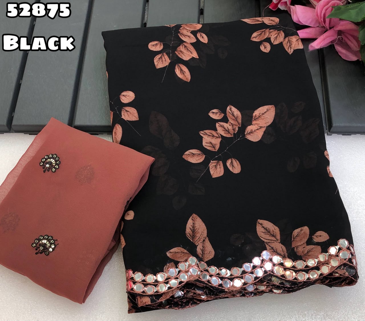 Trending soft weightless chiffon floral sarees