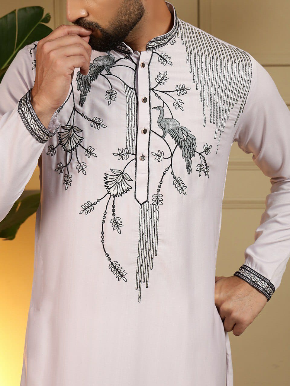 Gents work Embroidery kurta sets