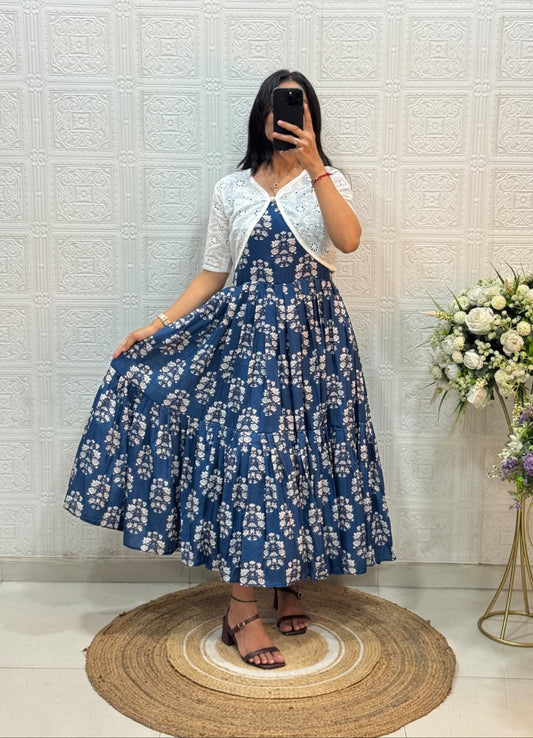 Hakoba koti cafe gown 2 in 1 model