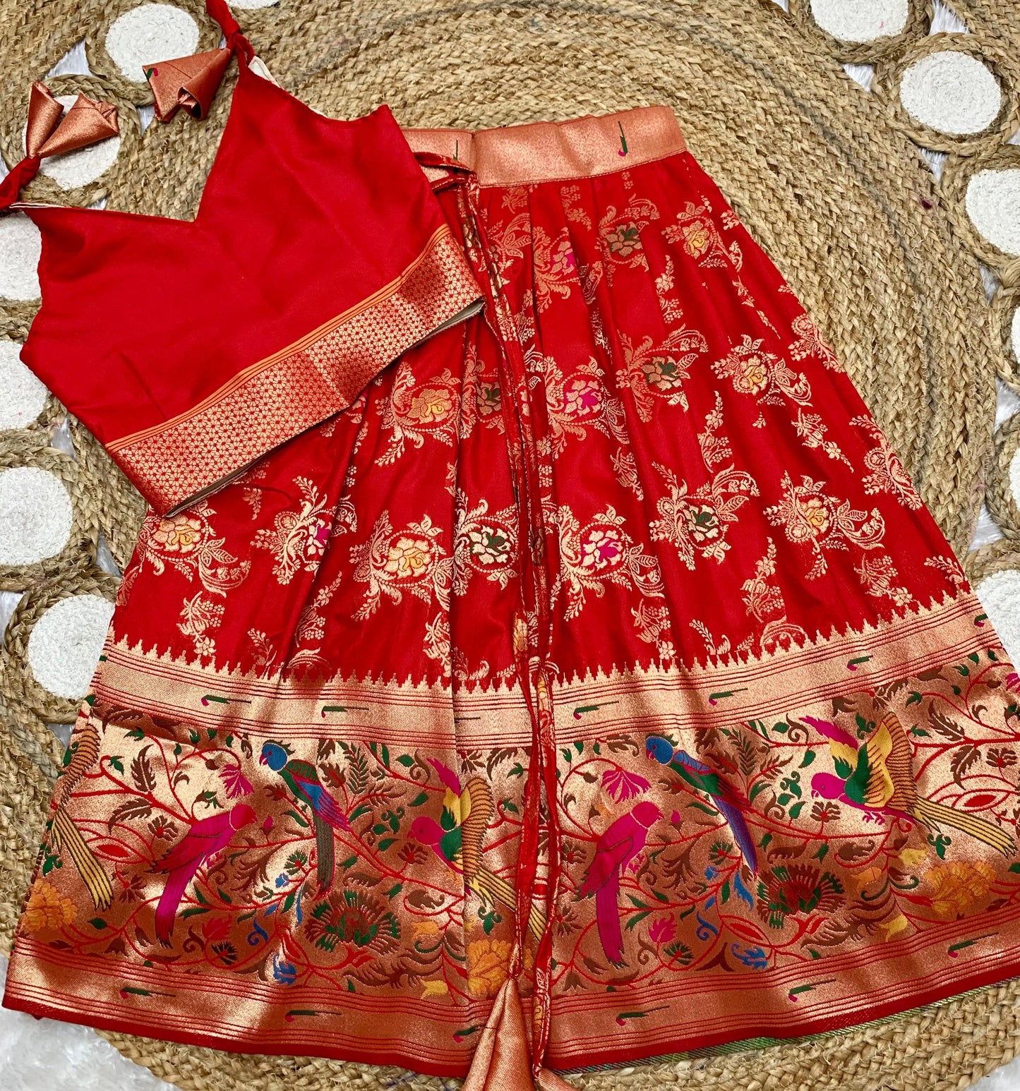 Kids paithani Lehenga sets