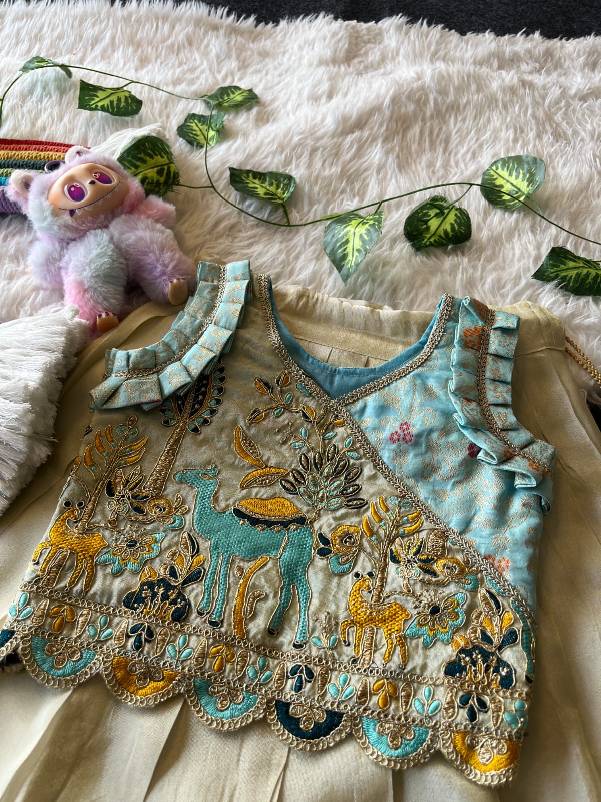 Kids Desginer cute indo western style camline sets