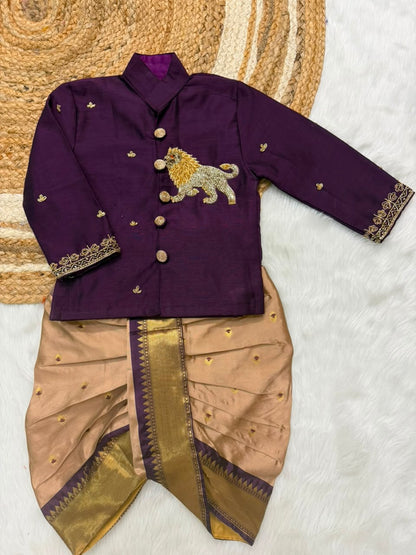 Brother and sister Cute combo Boy kurta with girl crop top