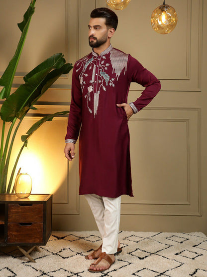 Gents work Embroidery kurta sets