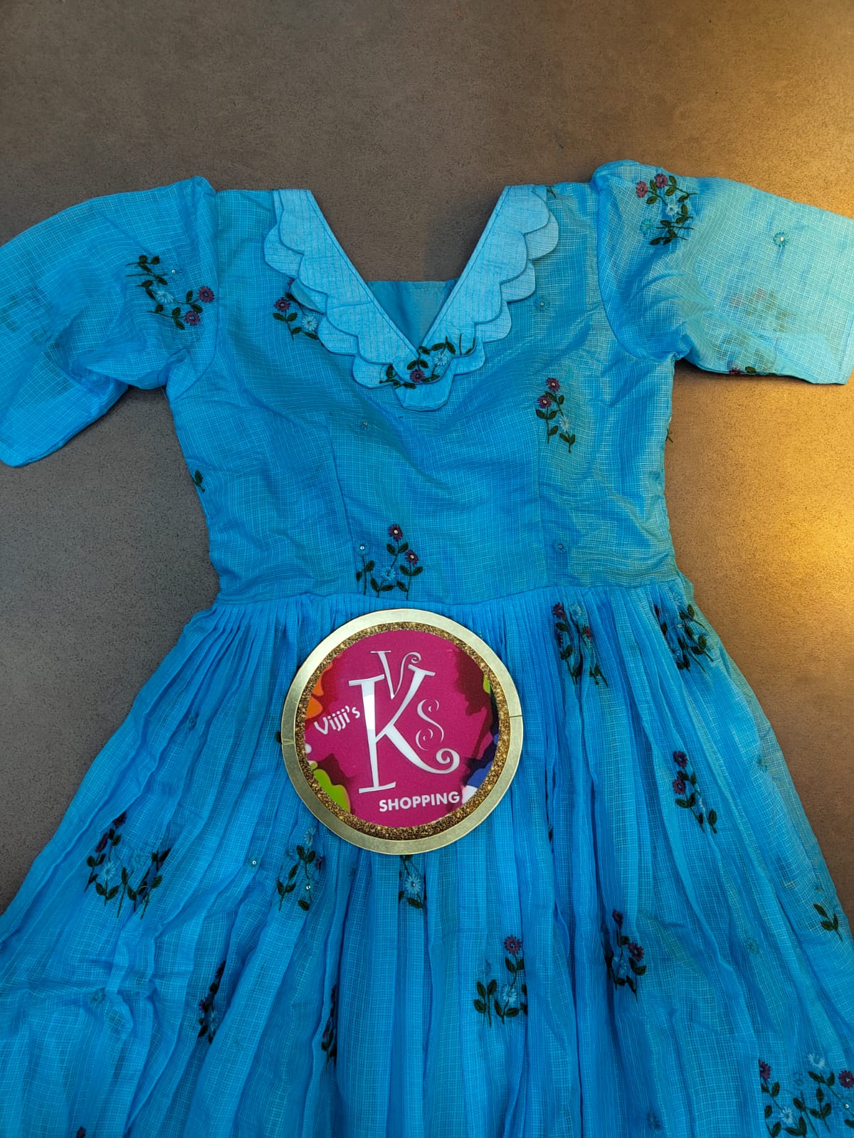 Cafe Embroidery party wear gown