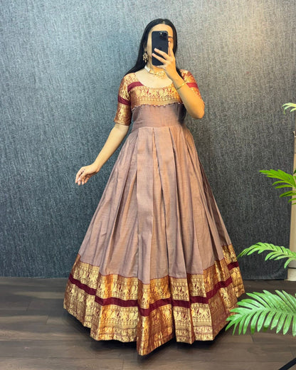 Narayana Silk Butterfly Desginer Classic Gowns