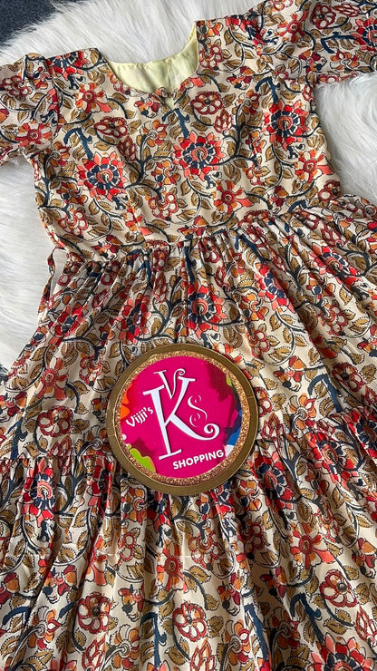 Pocket Kalamkari cafe gowns