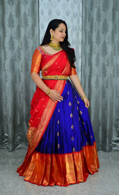 ROYAL SEMI GADWAL COLLECTION  MAGGAM SETS