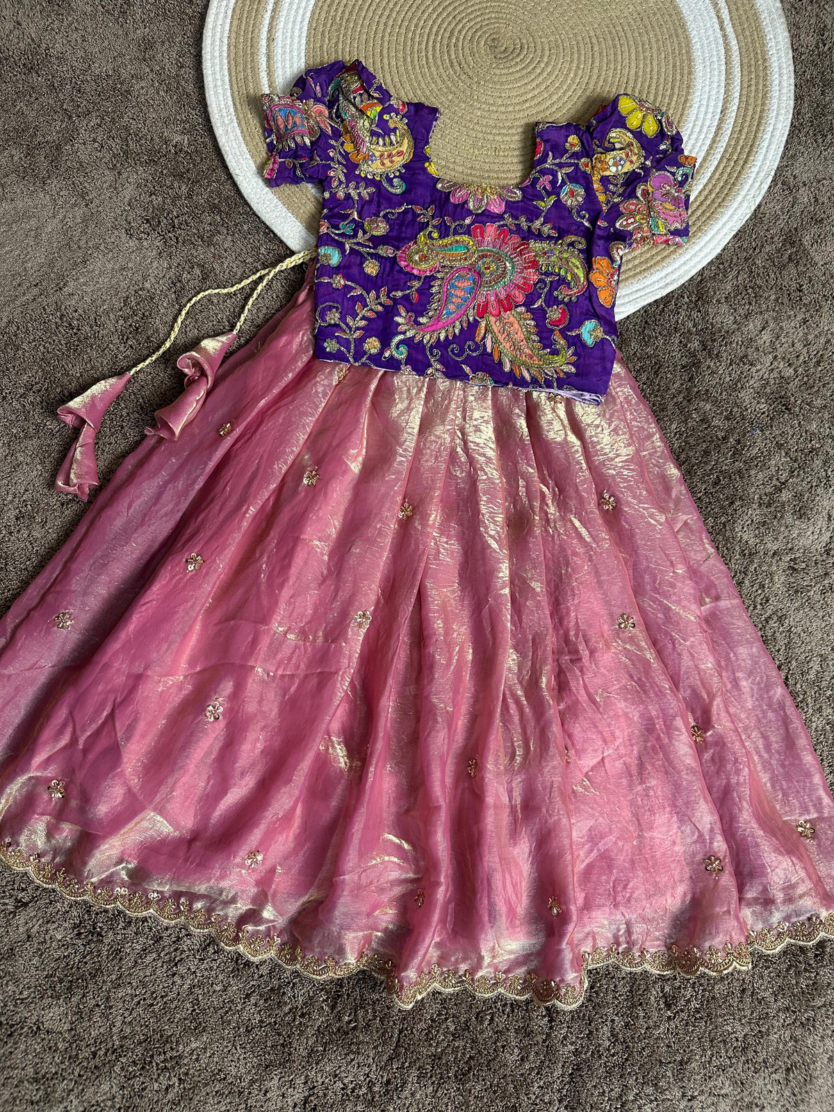 Kids cute fendy silk beeds work sets