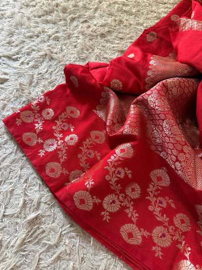 Viscose Banarasi’s budget soft weaving saree