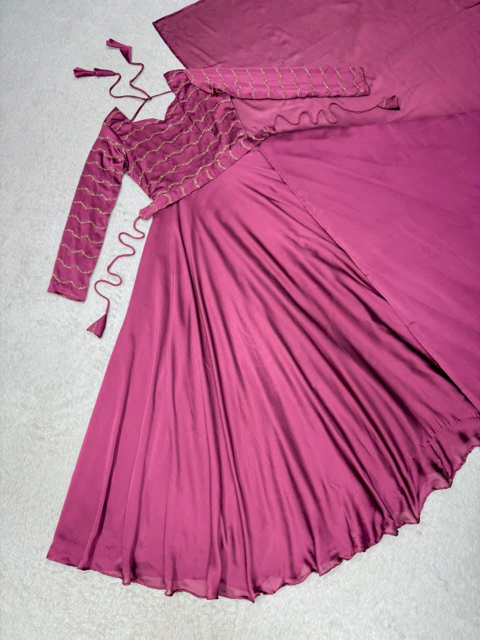 Rangoli silk cafe gowns