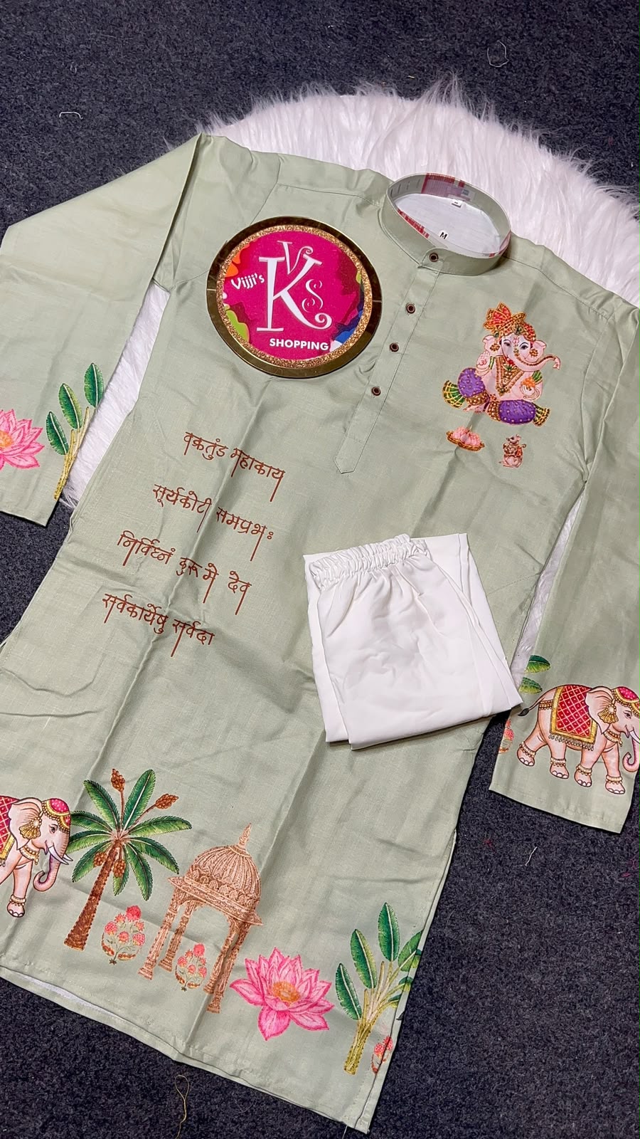 Gents Ganesh Chaturthi special kurta sets