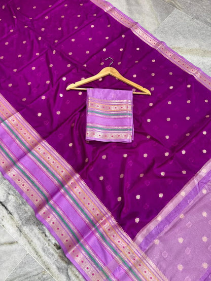 Budget Vintage Saree with classic warm silk