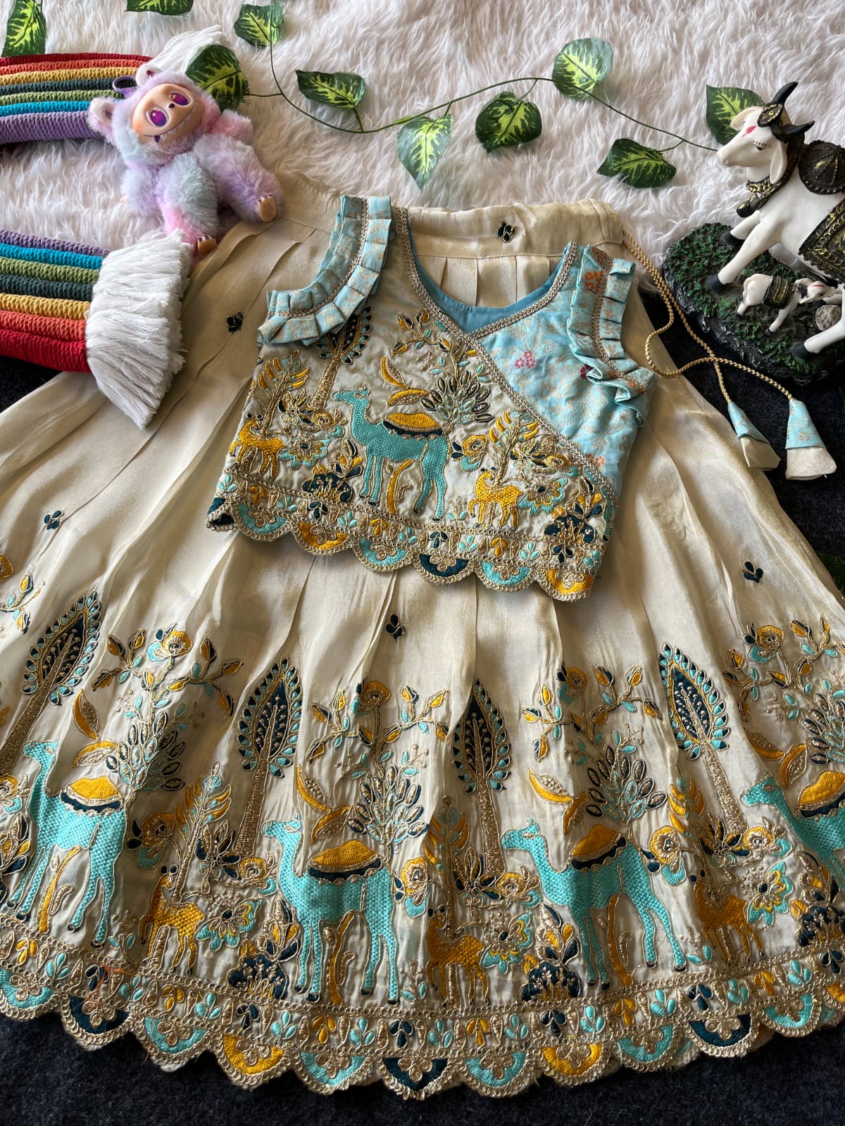 Kids Desginer cute indo western style camline sets