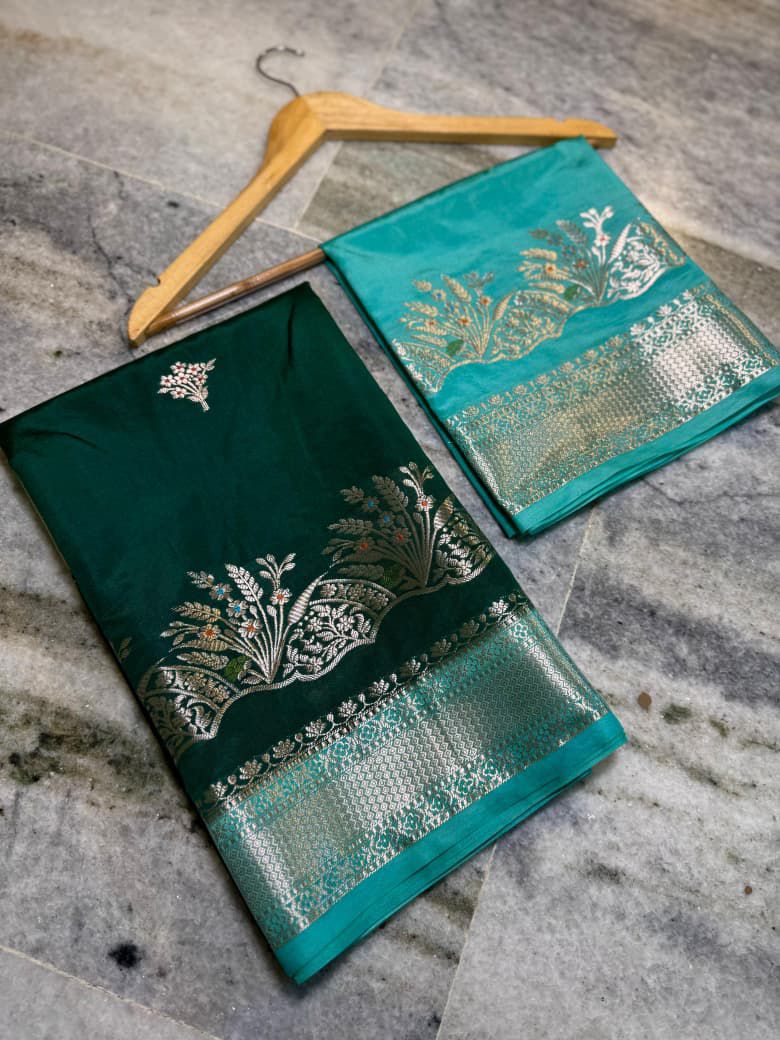 Vintage Katan silk premium Desginer saree