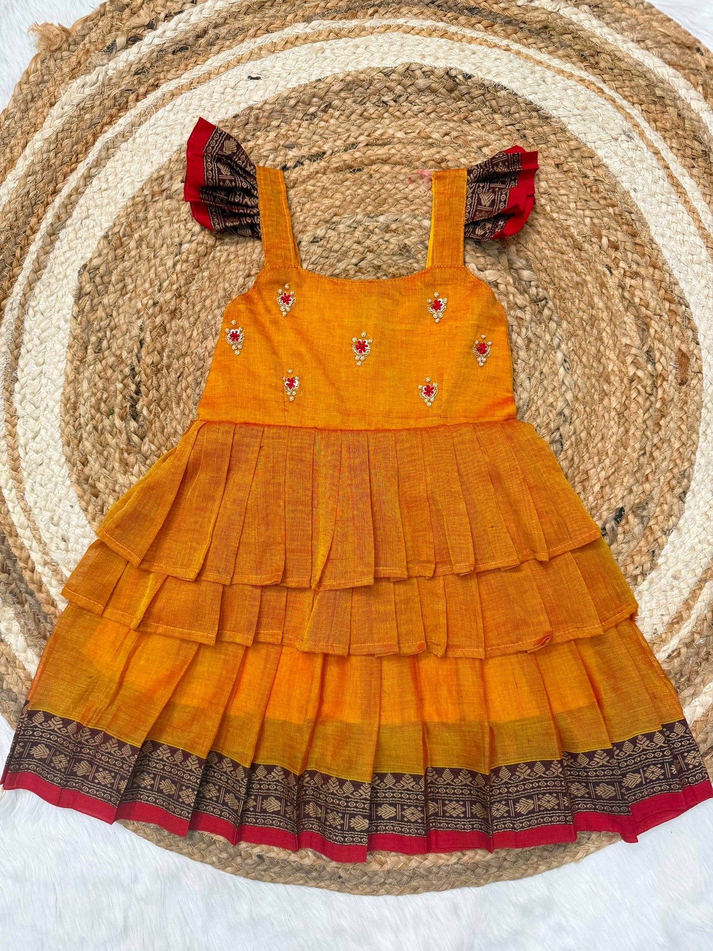 Brother & Sister Premium Maggam Cute sets  boys kurta Combo Collection