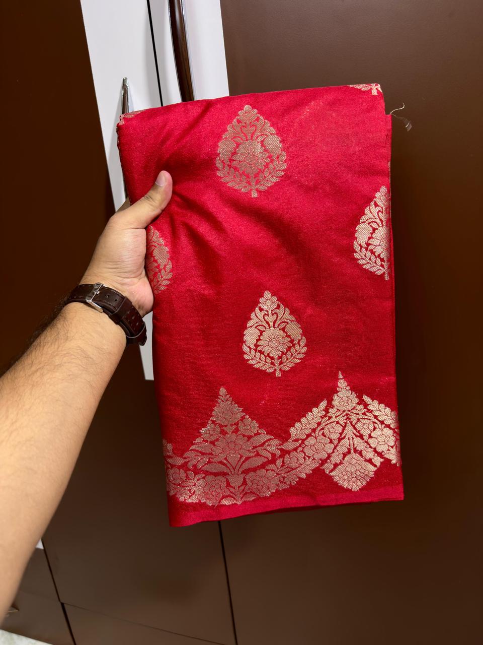 Beautiful banarasi dupion soft silk saree budget