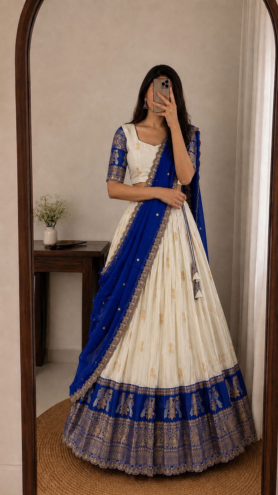 PREMIUM PURE KANJIVARAM SILK LEHENGA