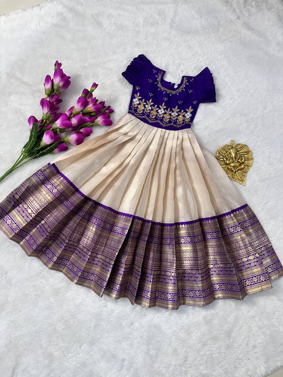 Kids traditional handwork gowns