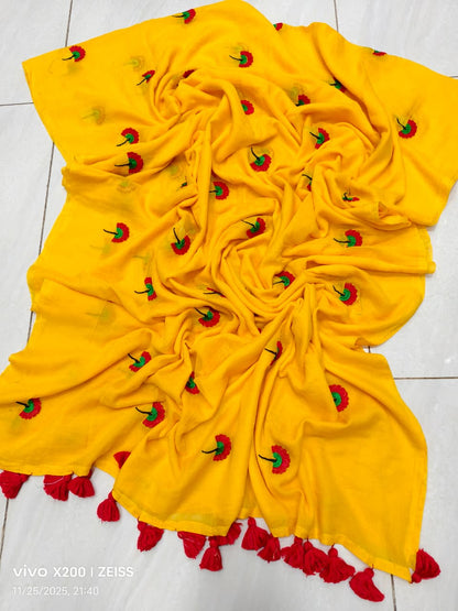 Budget Friendly Mul cotton Handloom Saree