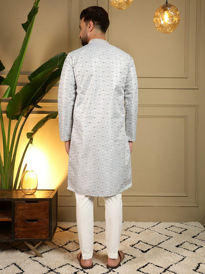 Semi Party wear gents kurta with paijama sets