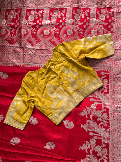 Royal Banaras Premium Classic saree with stitched blouses