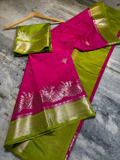 Vintage Katan silk premium Desginer saree