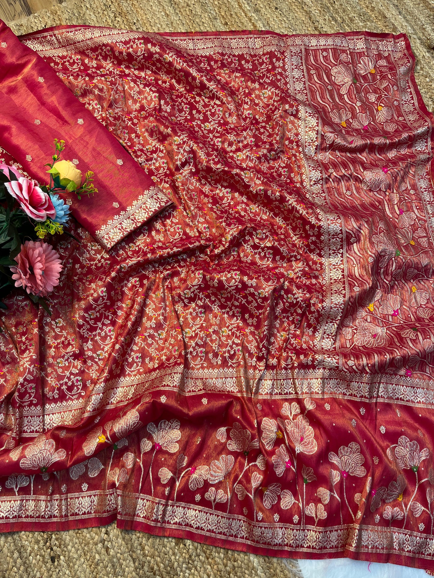 Soft Banarasi’s Katan tisuue silk classic sarees