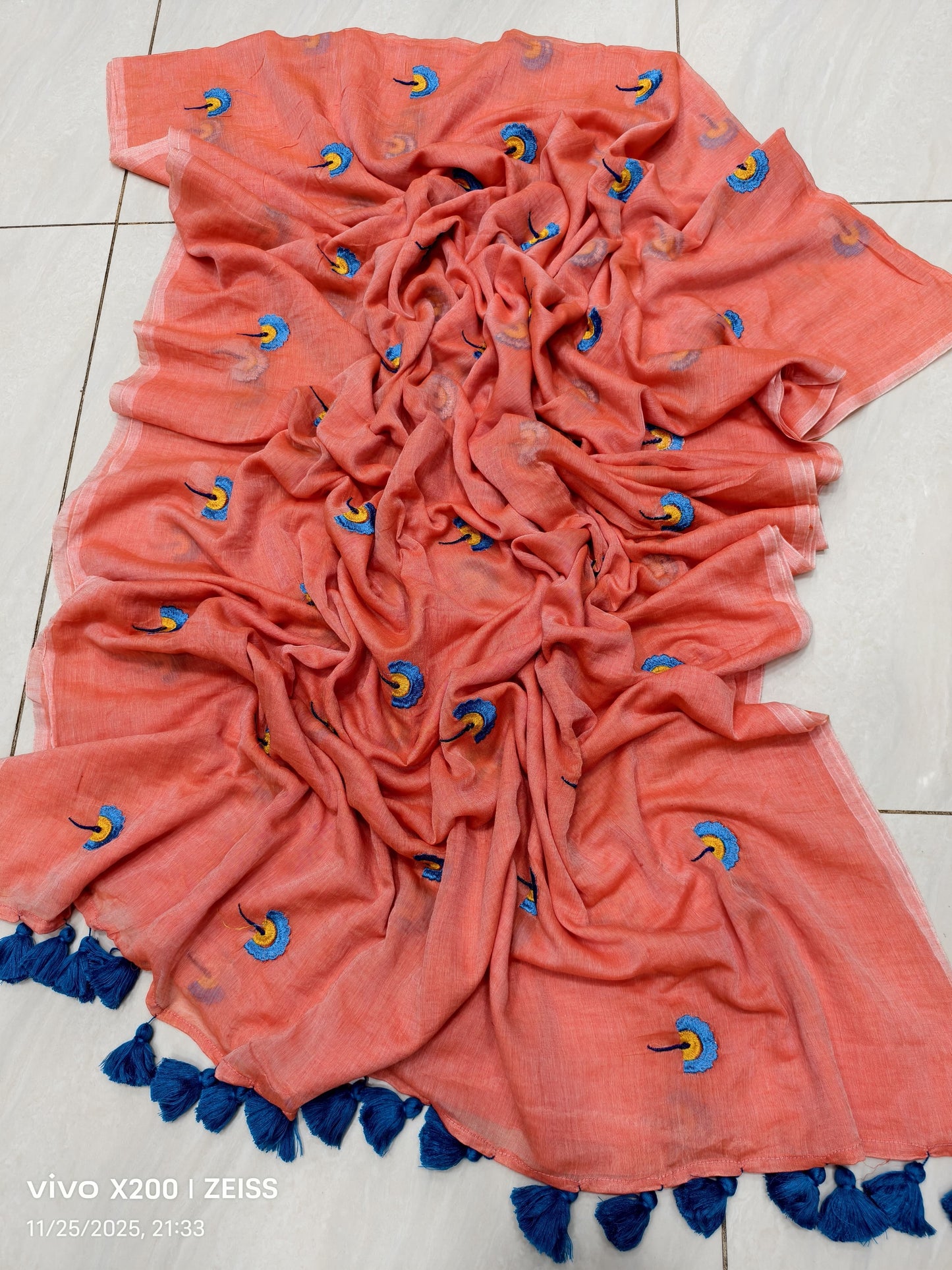 Budget Friendly Mul cotton Handloom Saree