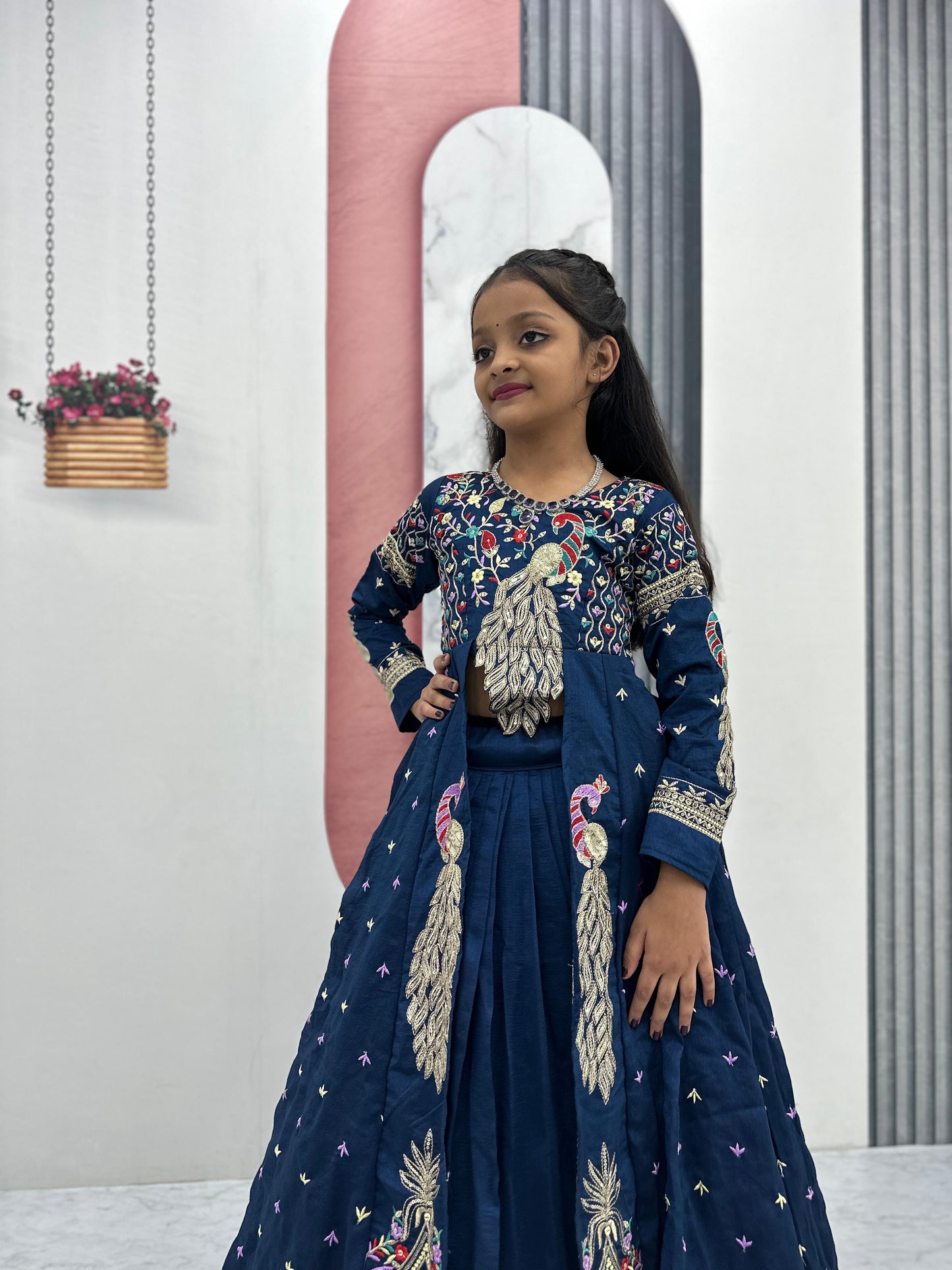 Kids cute peacock Desginer sets