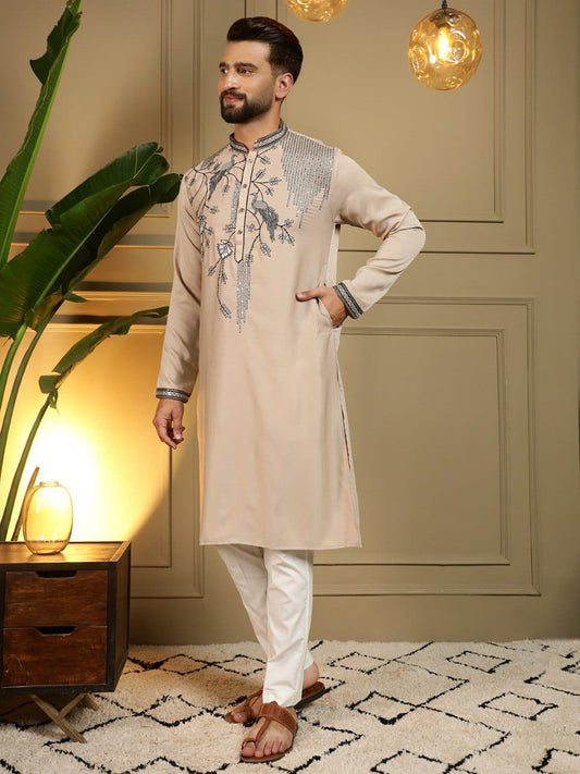 Gents work Embroidery kurta sets