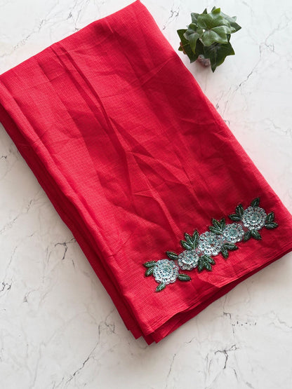 Premium Kota doriya handwork budget saree