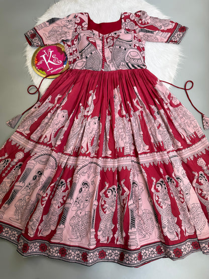 Kalamkari cafe friendly Gowns