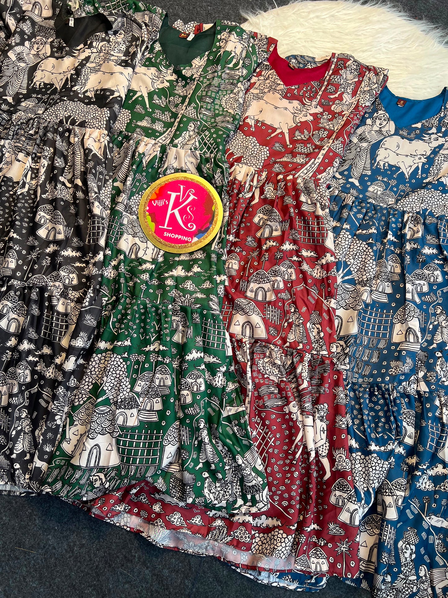 Muslim cotton cafe village style gowns