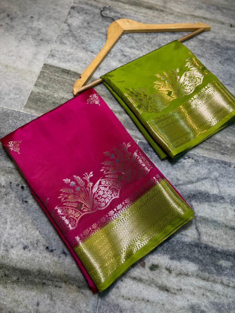 Vintage Katan silk premium Desginer saree