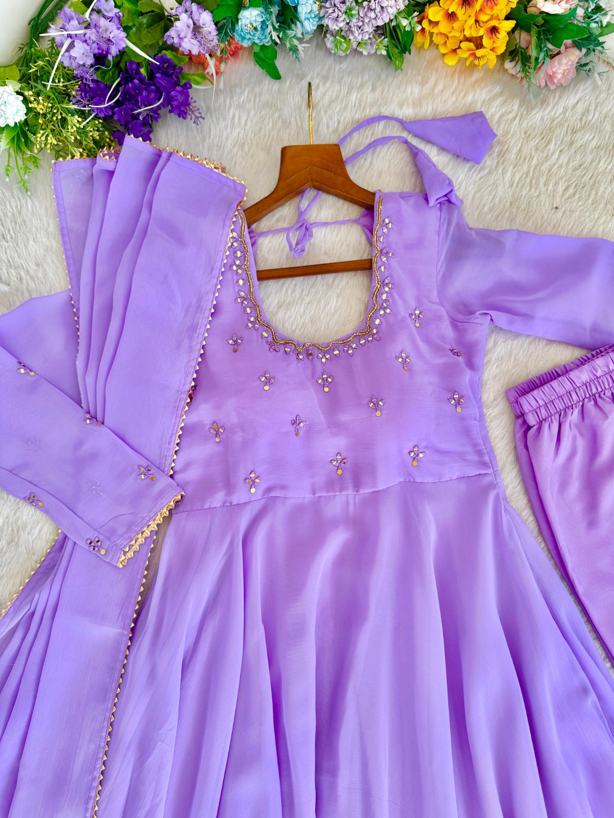 Georgette Anarakali  gown sets