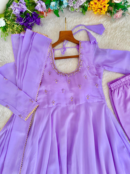 Georgette Anarakali  gown sets